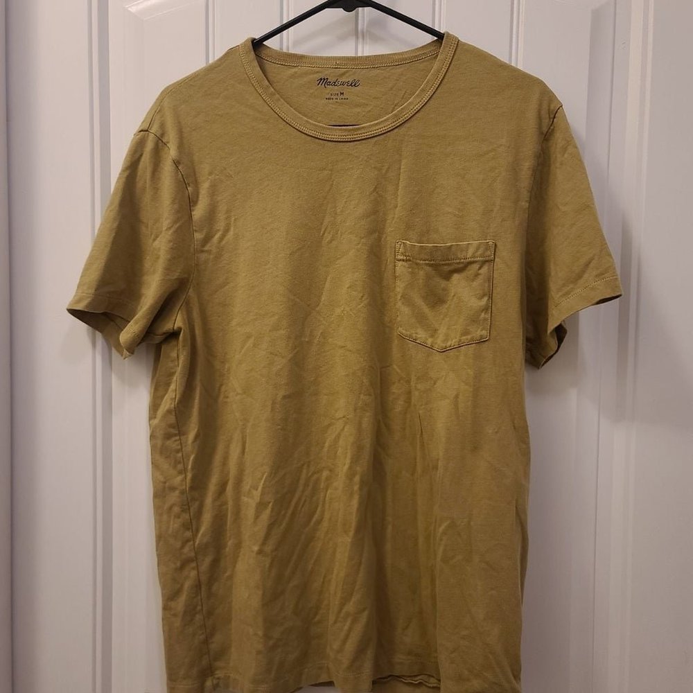Madewell olive green tshirt